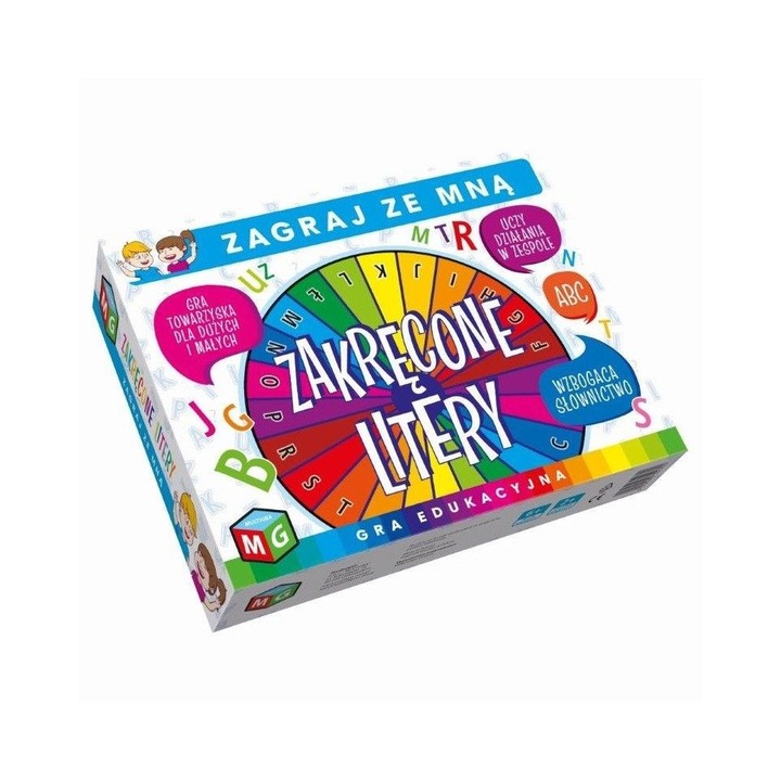 Oktatójáték Twisted Letters, 6 év+, Többszínű