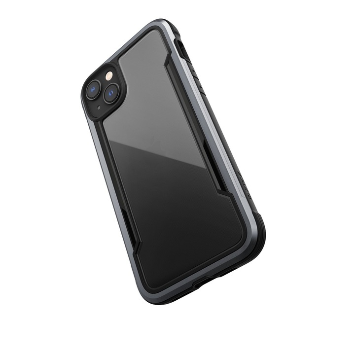 Кейс Raptic X-Doria Shield Case за iPhone 14, брониран гръб, черен