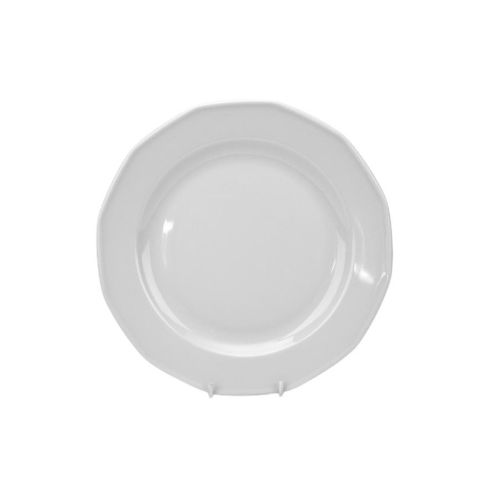 Farfurie, Lubiana, 28 cm, Portelan, Alb