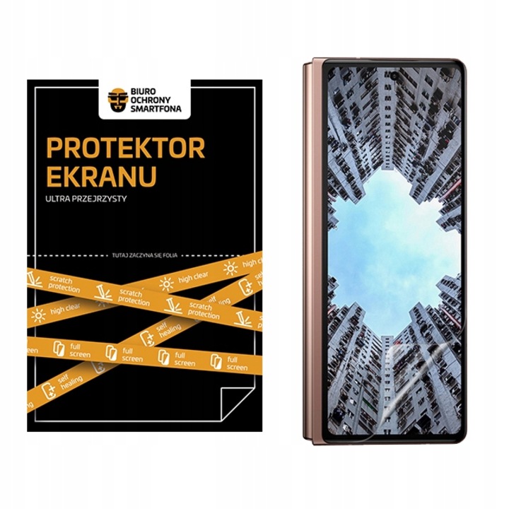 Хидрогелен защитен протектор, За Samsung Galaxy Z Fold 4, Прозрачен