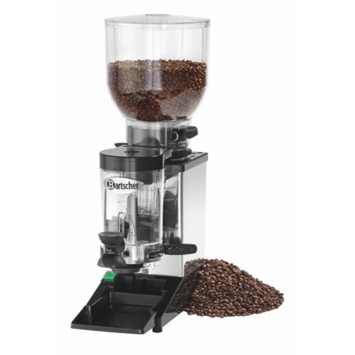 Rasnita de cafea, Bartscher, 352 W, 2 kg, Negru/Argintiu
