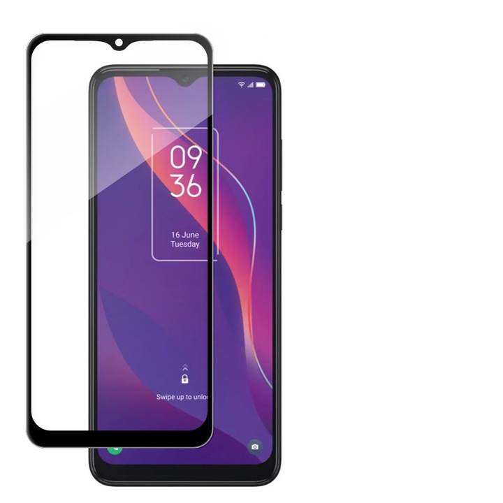 Üvegfólia, Wozinsky, Teljes képernyő, 9H, TCL 306 kompatibilis, Átlátszó