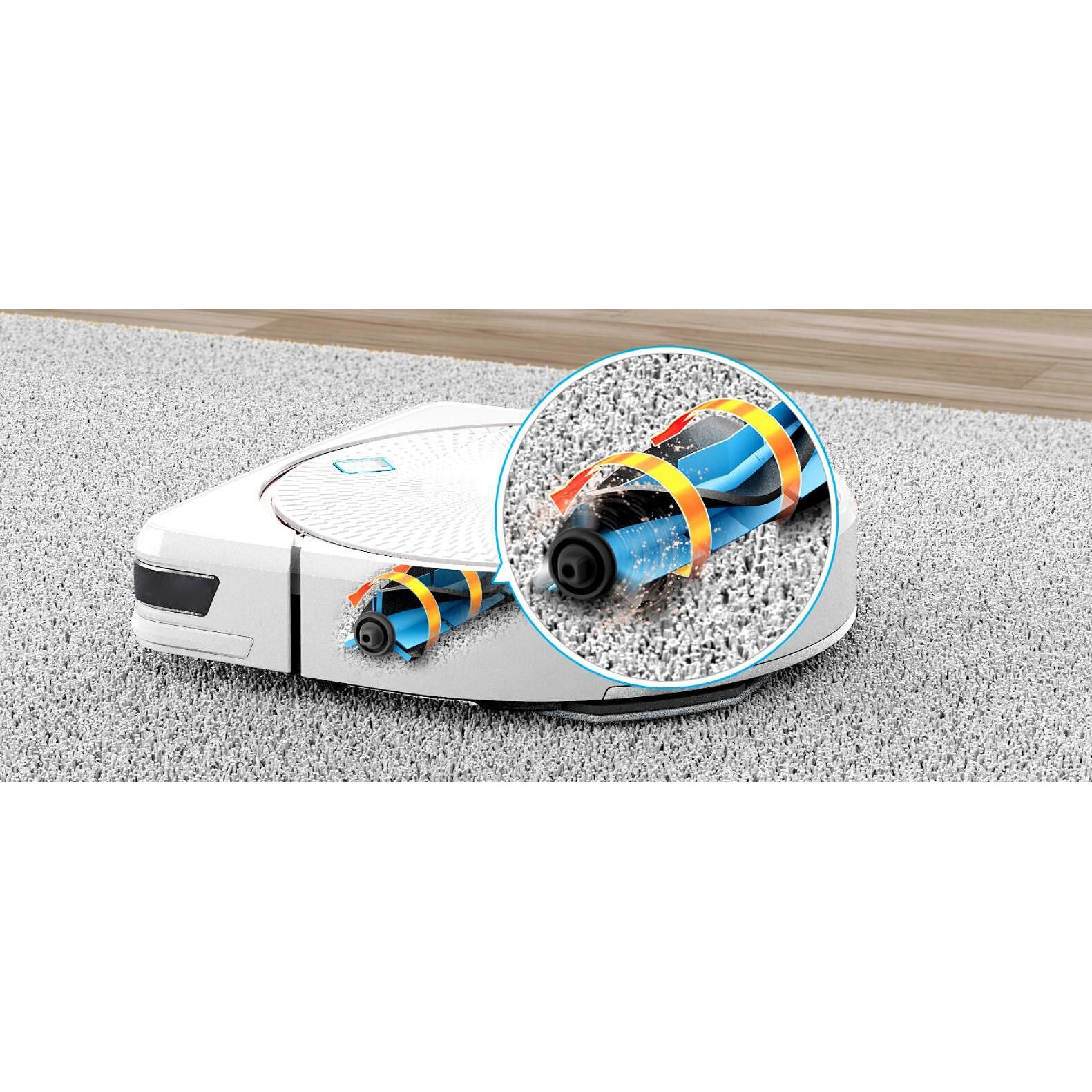Robot Aspirator Mop Legee D7, Wifi si Asistent Vocal