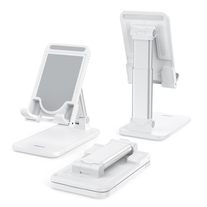 Сгъваема стойка за телефони / таблети Joyroom, бяла, (JR-ZS303)