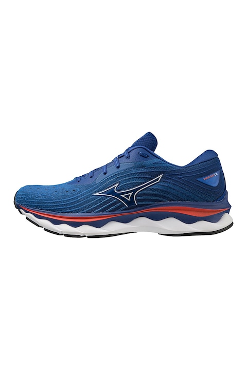 Mizuno, Pantofi din material textil pentru alergare Wave Sky 6, Albastru inchis
