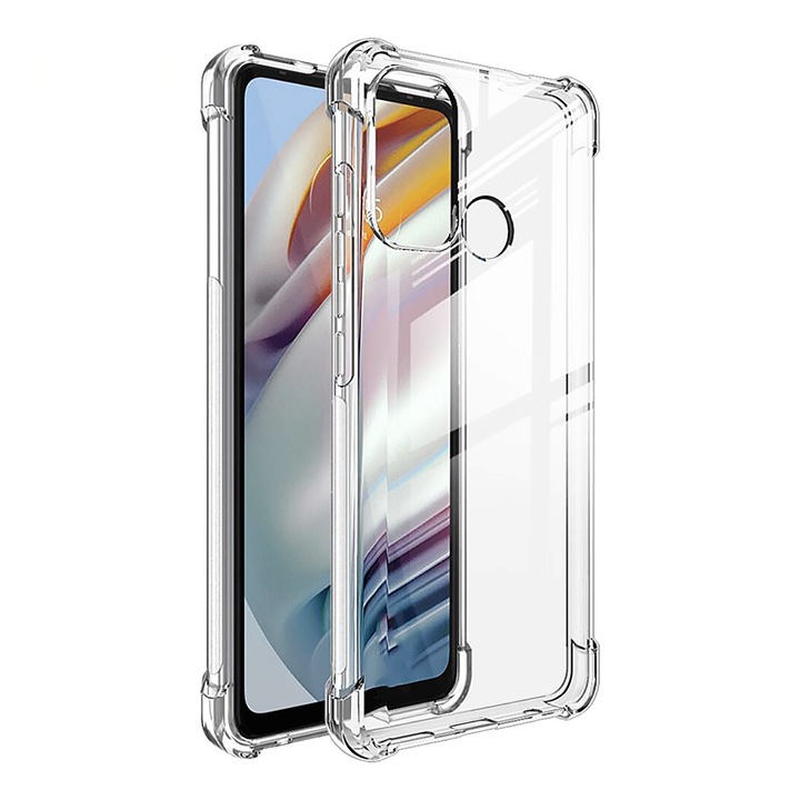 Motorola Moto G60s kompatibilis szilikon ütésálló burkolat, kristálytiszta, vékony illeszkedés, szilikon TPU, extrém védelem, átlátszó
