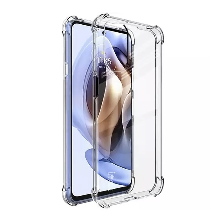 Калъф Anti-Shock, съвместим с Motorola Moto G31 4g / G41 4g, Crystal Clear, Slim Fit, TPU Silicone, Extreme Protection, Transparent