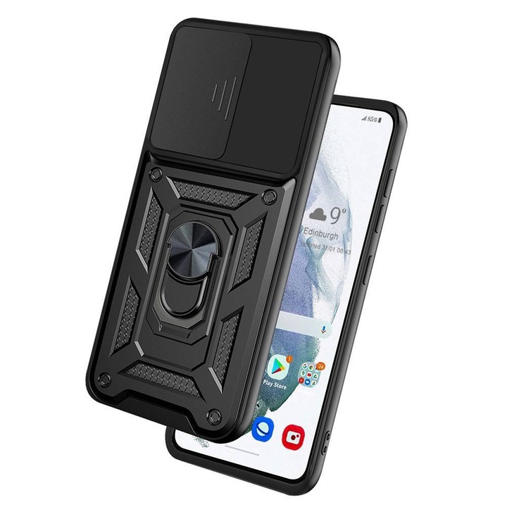Кейс за Samsung Galaxy A52 5G / 4G / A52S camshield pro черен