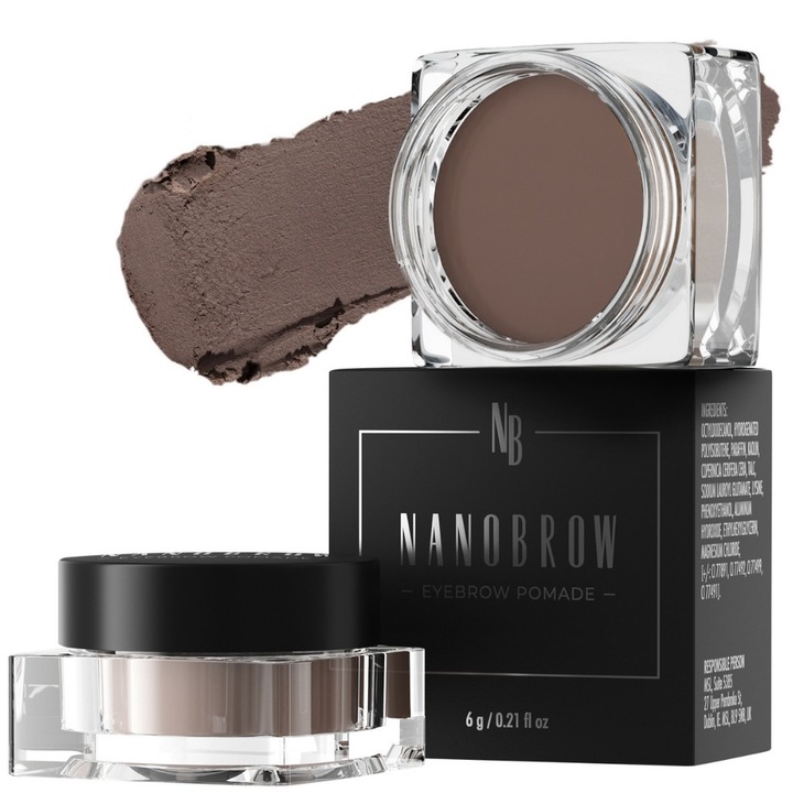 Pomada de sprancen, Nanobrow, Eyebrow Pomade, Dark Brown