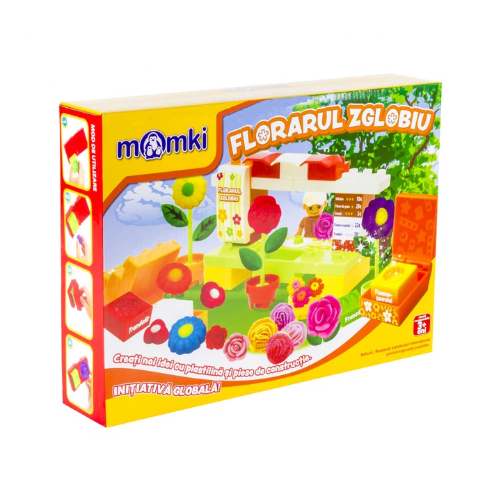 Set pasta de modelat Momki, Florarul zglobiu
