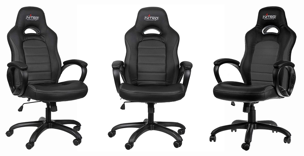 Nitro Concepts C80 Pure Gamer szék, Fekete eMAG.hu NITRO CONCEPTS C80 Pure Gaming Chair fekete fehér iPon