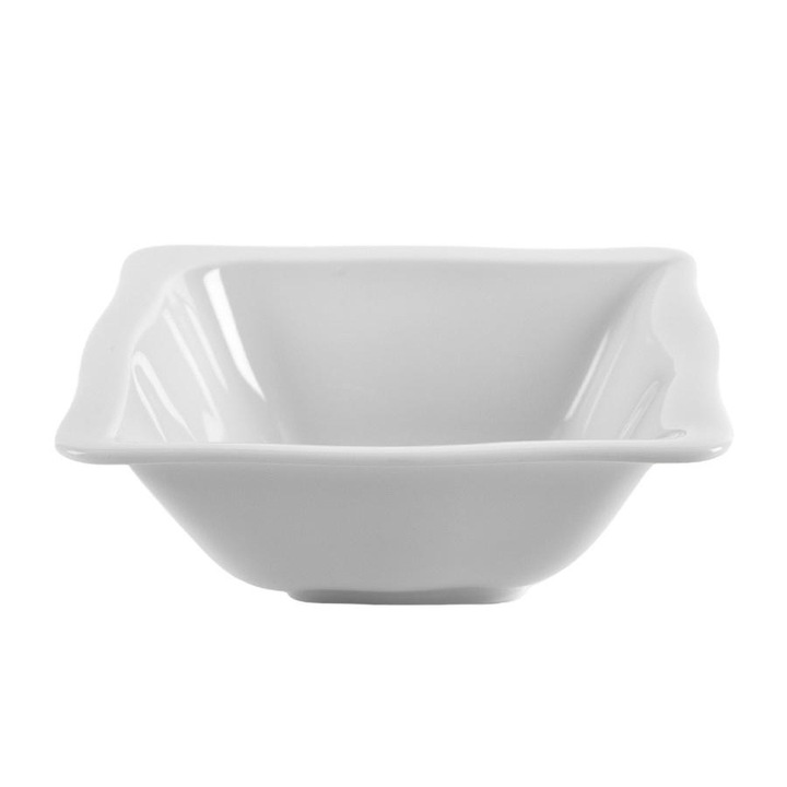 Bol pentru salata, Lubiana, Portelan, Alb