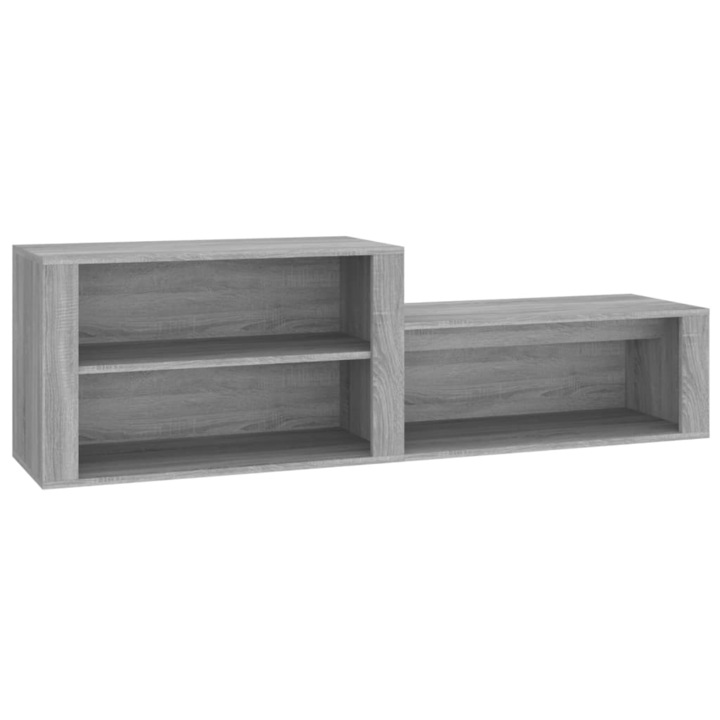 VidaXL szürke sonoma színű szerelt fa cipősszekrény 150x35x45 cm 816918