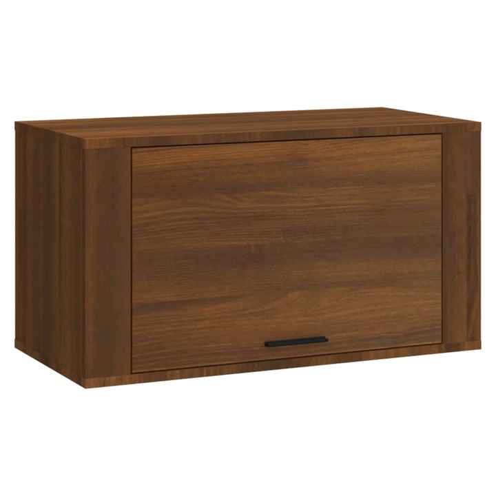vidaXL barna tölgyszínű tömör fenyőfa fali cipőszekrény 70x35x38 cm 821019