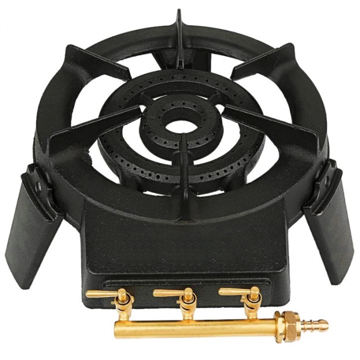 Pirostrie cu 2 arzatoare si cadru din fonta