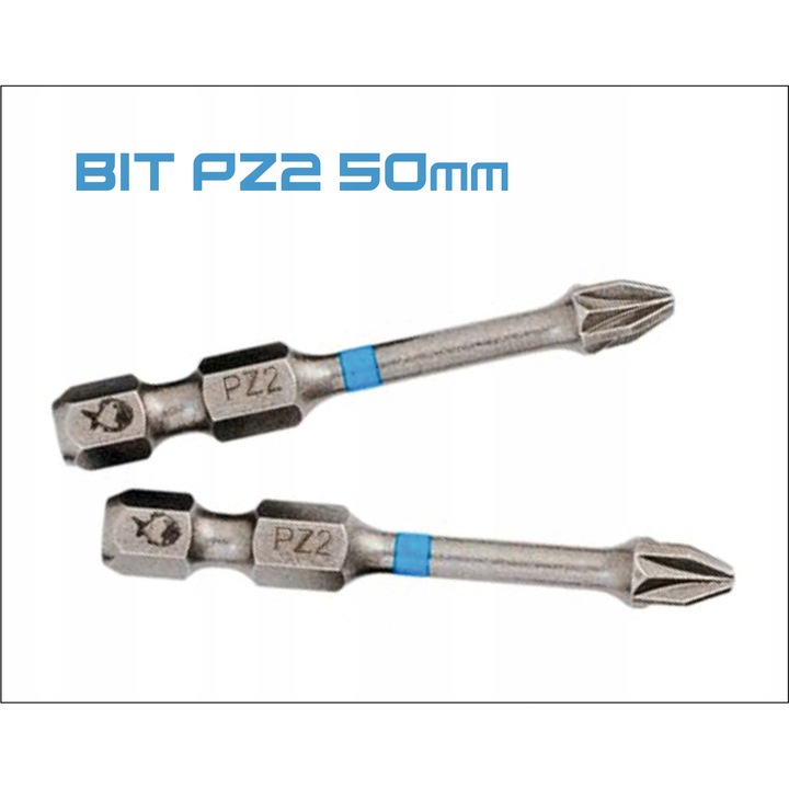 Bit de impact, PiranhaCut, 50mm, Gri