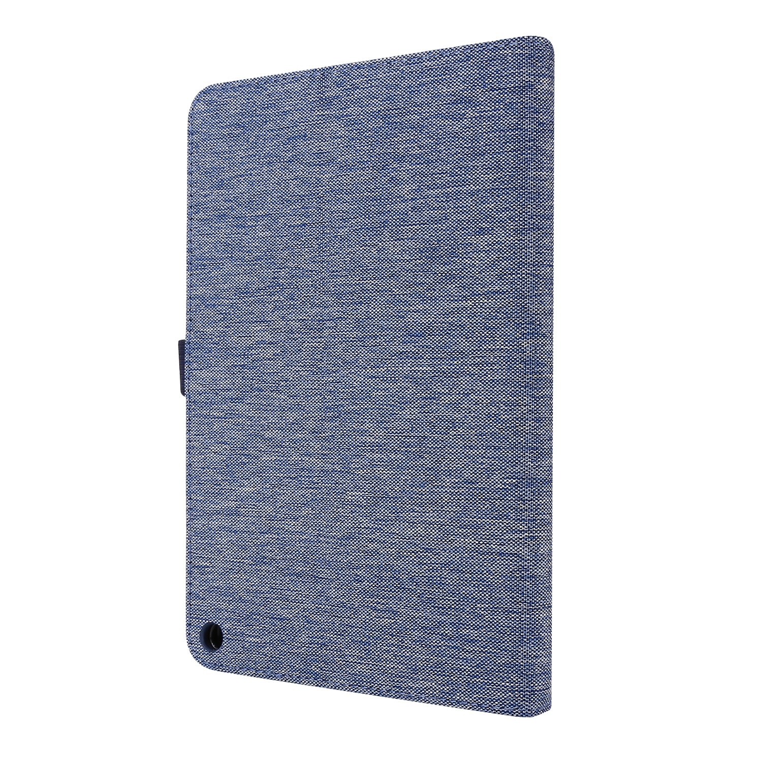 Husa Sigloo, pentru tableta Amazon, Kindle Fire HD 8 sau Fire HD 8 Plus (10th Gen, 2020 Release), full cover, de tip stand, model Blue Jeans Textile