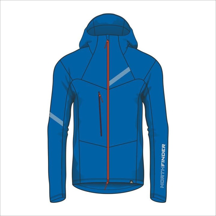 Jacheta barbati NORTHFINDER Chabenec BU-5110SKP, Albastru, M