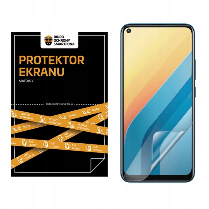 Защитно фолио, Biuro Ochrony Smartphone, Hydrogel, Mat, Vivo Y30, Transparent