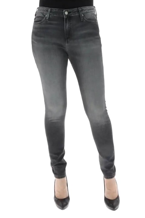 Дамски супер скини дънки, Calvin Klein Jeans-ZW0ZW009011B6, тъмно сиво, W26-L30
