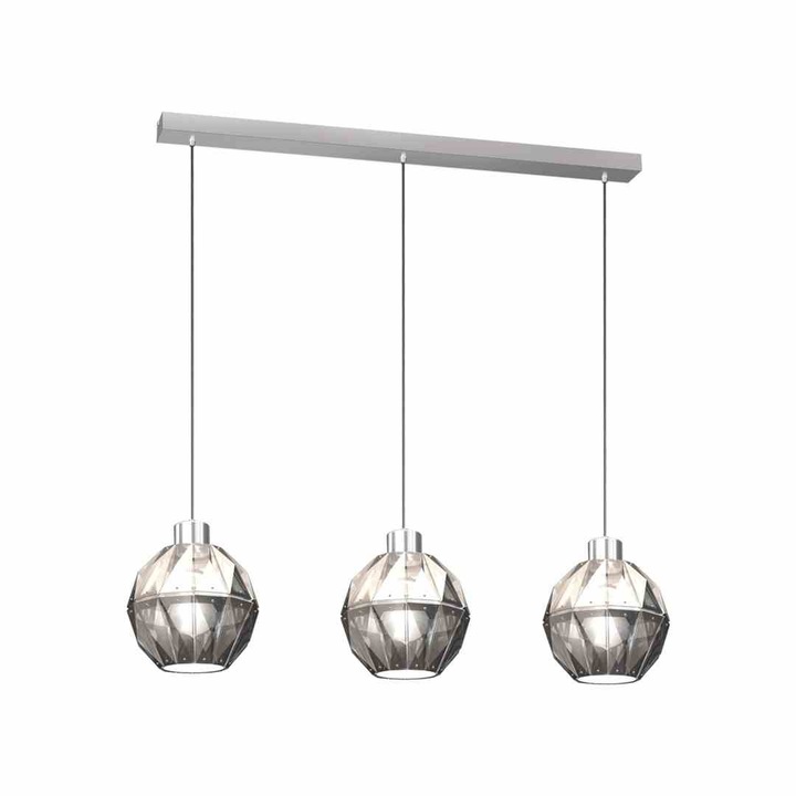 Lustra Como, Milagro, Metal, E27, LED, Argintiu