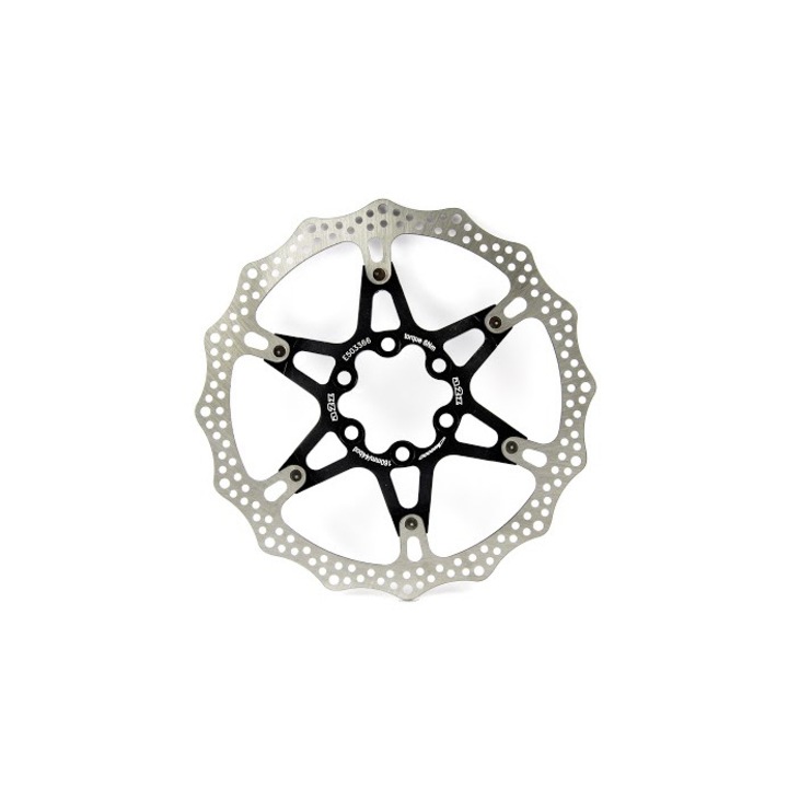 a2Z ATD 6 csavaros féktárcsa [fekete, 180 mm]