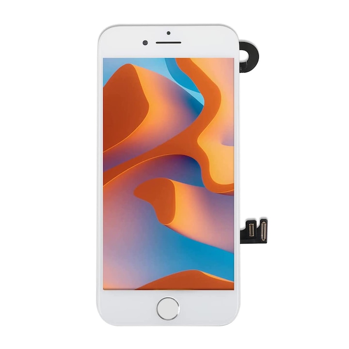 Display pentru Apple iPhone 7, Alb, LCD, Ecran Tactil, High Quality, PremiumCell