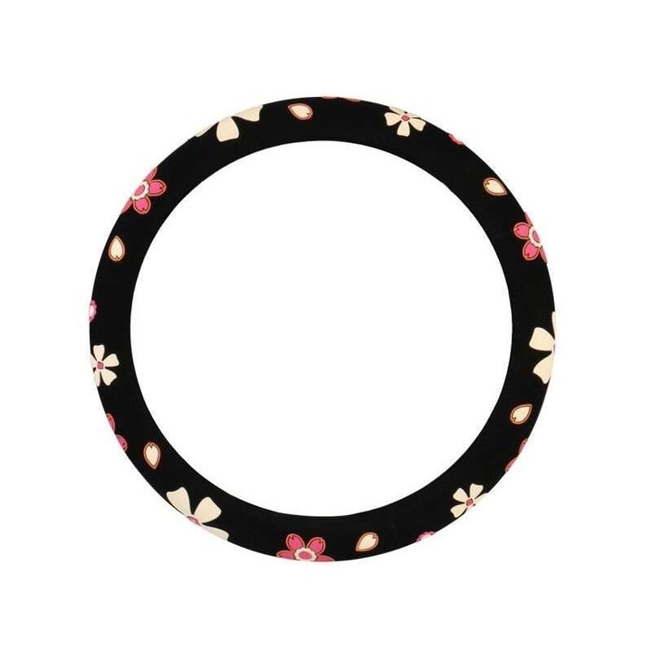 Husa volan 37-39cm model floral, 86355 Carmotion