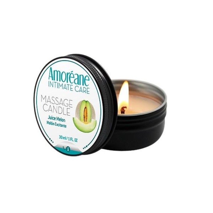 Erotikus masszázs illatos gyertya, Amoreane, sárgadinnye, 30 ml