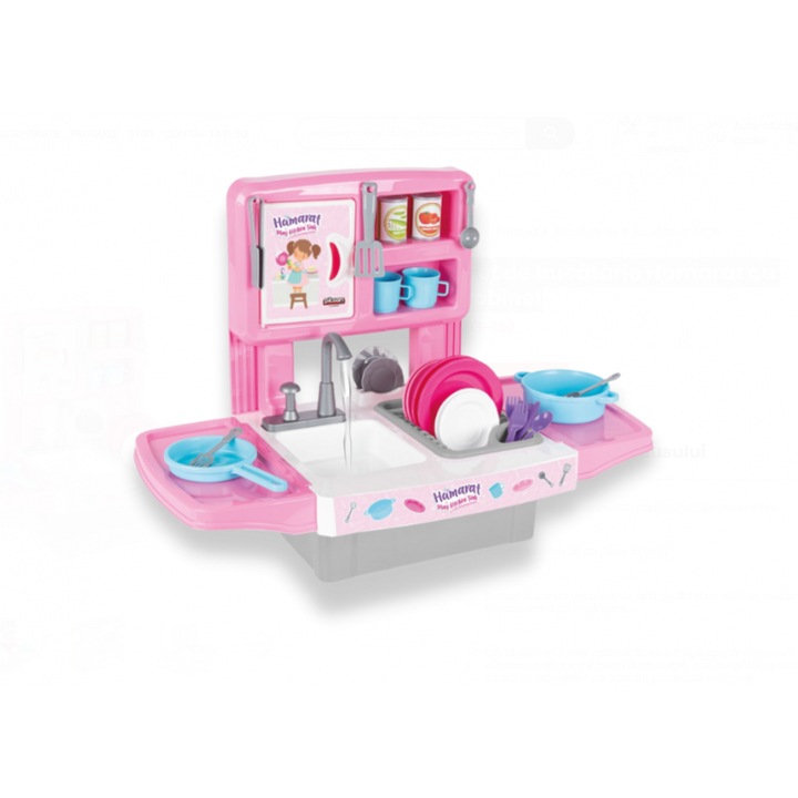 Bucatarie Pilsan Hamarat 38 piese cu robinet functional