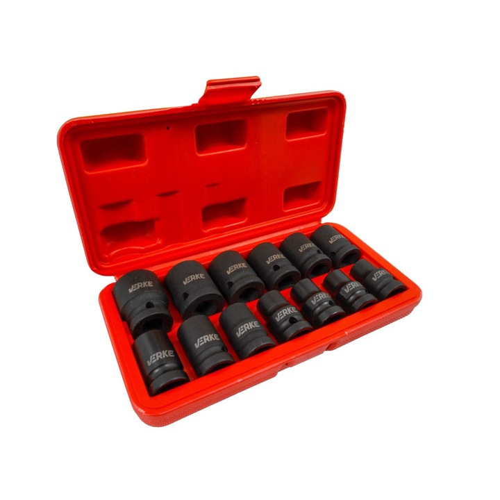 Trusa 13 tubulare de impact 1/2" 10- 24 mm, Verke