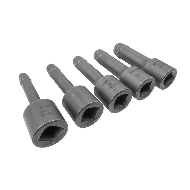 Trusa extractoare pentru suruburi 1/2", 8-16mm 5 piese, Verke
