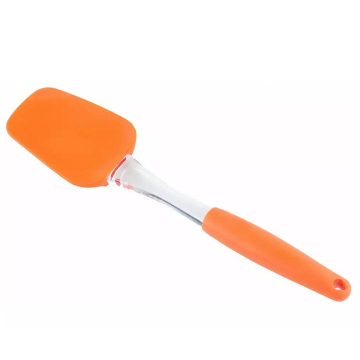 Szilikon tészta spatula, 26,5x6x1,8 cm, KingHoff narancs