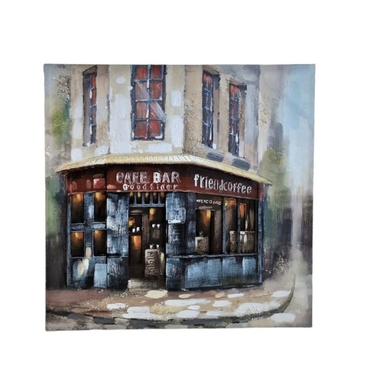 Tablou "Cafe Bar" 100x100cm