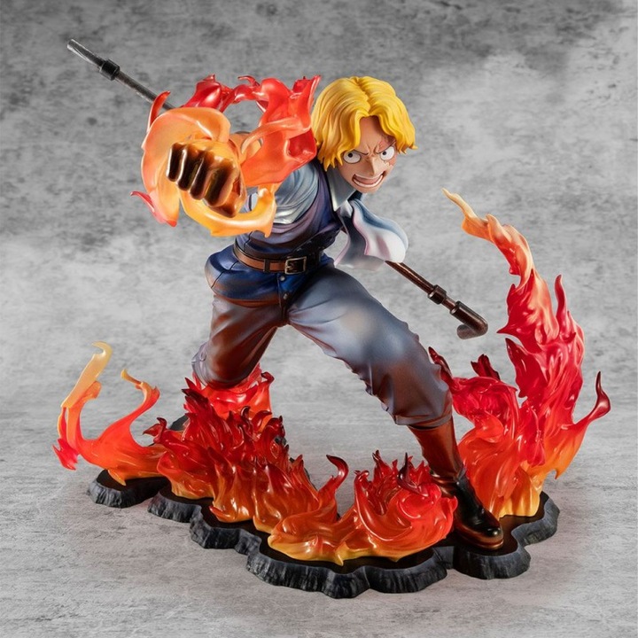 Figurina One Piece Excellent Model P.O.P. Sabo Fire Fist Inheritance Editie Limitata 15 cm