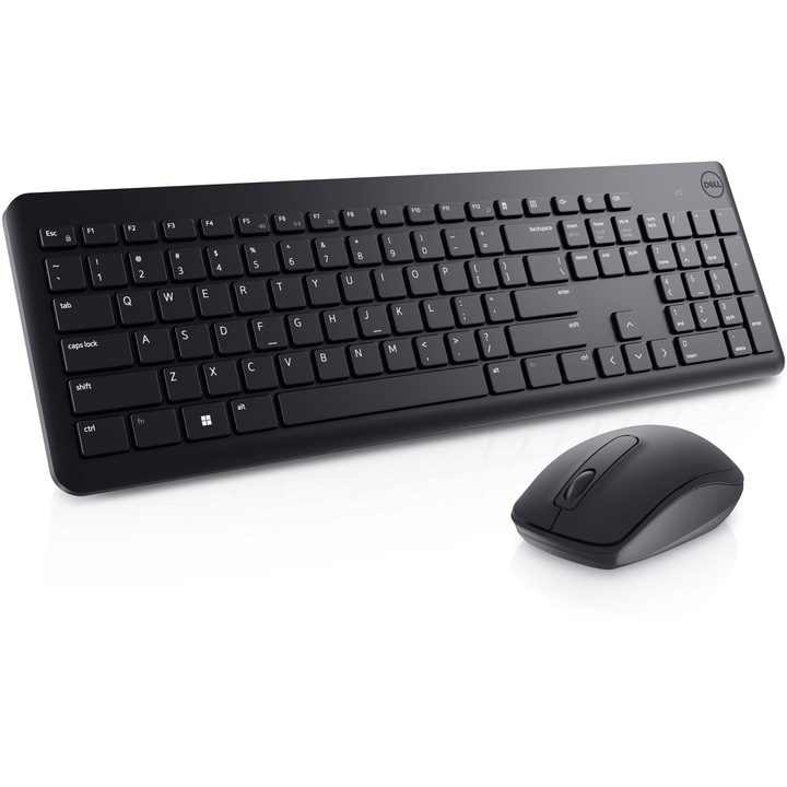 Комплект безжична мишка и клавиатура Dell KM3322W, Румънска подредба (QWERTZ)