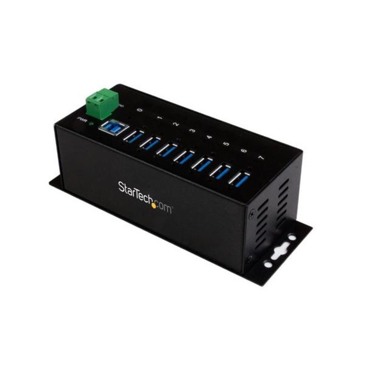 StarTech ST7300USBME USB Hub, 7 USB Type-A порта Черен