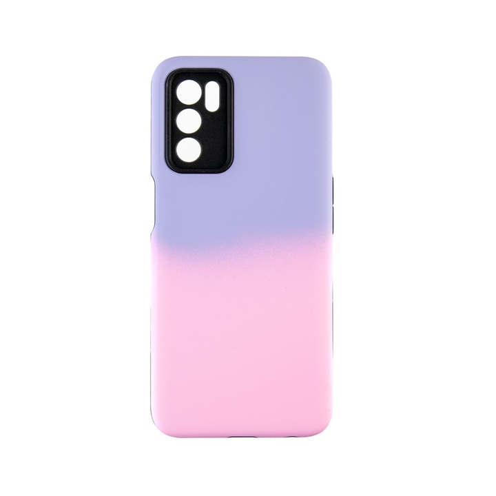 Capac Protectie Spate Colectia Gradient Compatibil Cu Oppo A16/a54s - Roz Deschis