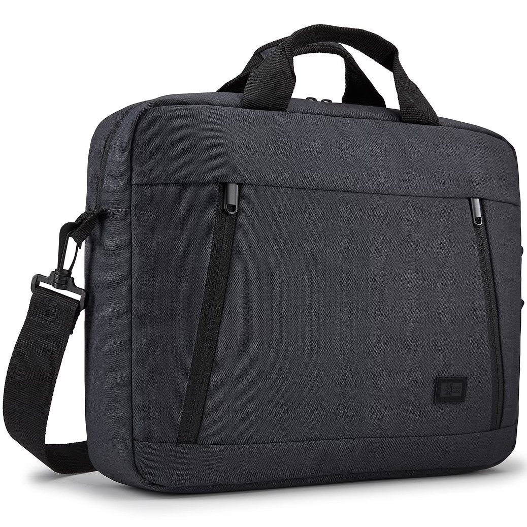 Geanta Case Logic,pentru notebook de max. 14 ", 1 compartiment, buzunar frontal x 2, waterproof, poliester, negru