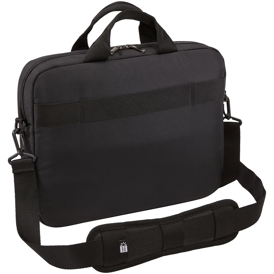 Geanta Case Logic,pentru notebook de max. 14 ", 1 compartiment, buzunar frontal x 2,bretea umar, poliester, negru