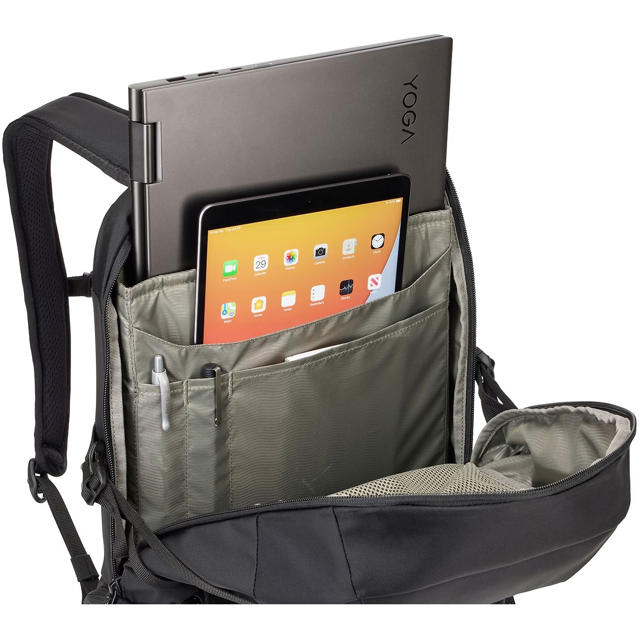 Rucsac Thule Enroute, 21 l,pentru notebook de max. 15.6 ", 1 compartiment, buzunar lateral x 2, waterproof, nylon, negru
