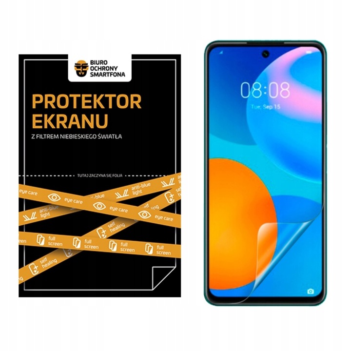 Защитно фолио за телефон Huawei Nova 8 5G, смартфон Biuro Ochrony, хидрогел, прозрачно