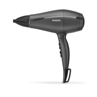 Uscator de par BaByliss 5910E Super Light Pro, 2000W, 2 viteze, 3 trepte de temperatura, tehnologie Ionica, Negru