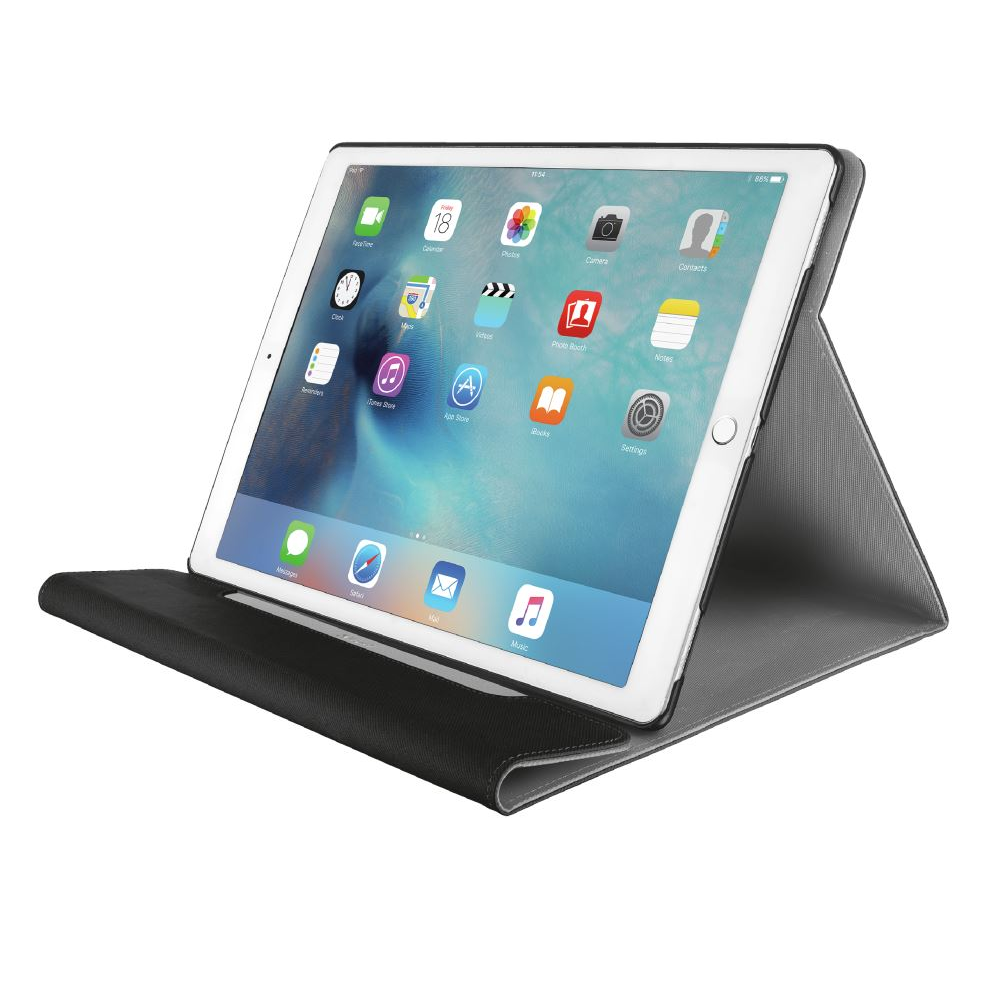 Husa tableta, Trust, Compatibil cu Apple iPad Pro 12.9", Negru