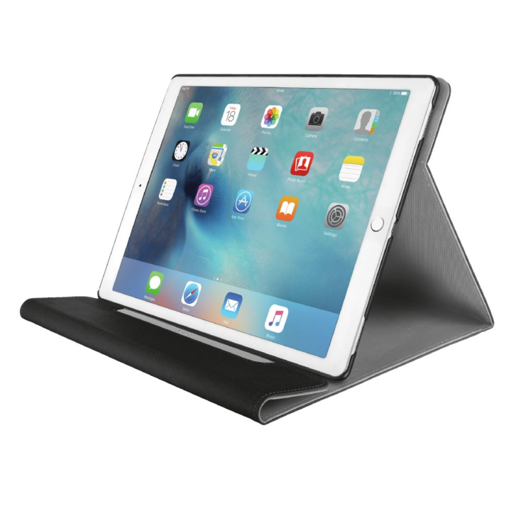 Husa tableta, Trust, Compatibil cu Apple iPad Pro 12.9", Negru