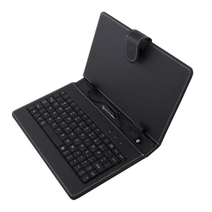 Husa cu tastatura, Esperanza,universala pentru tableta de 7.85", conexiune MicroUSB, Neagra