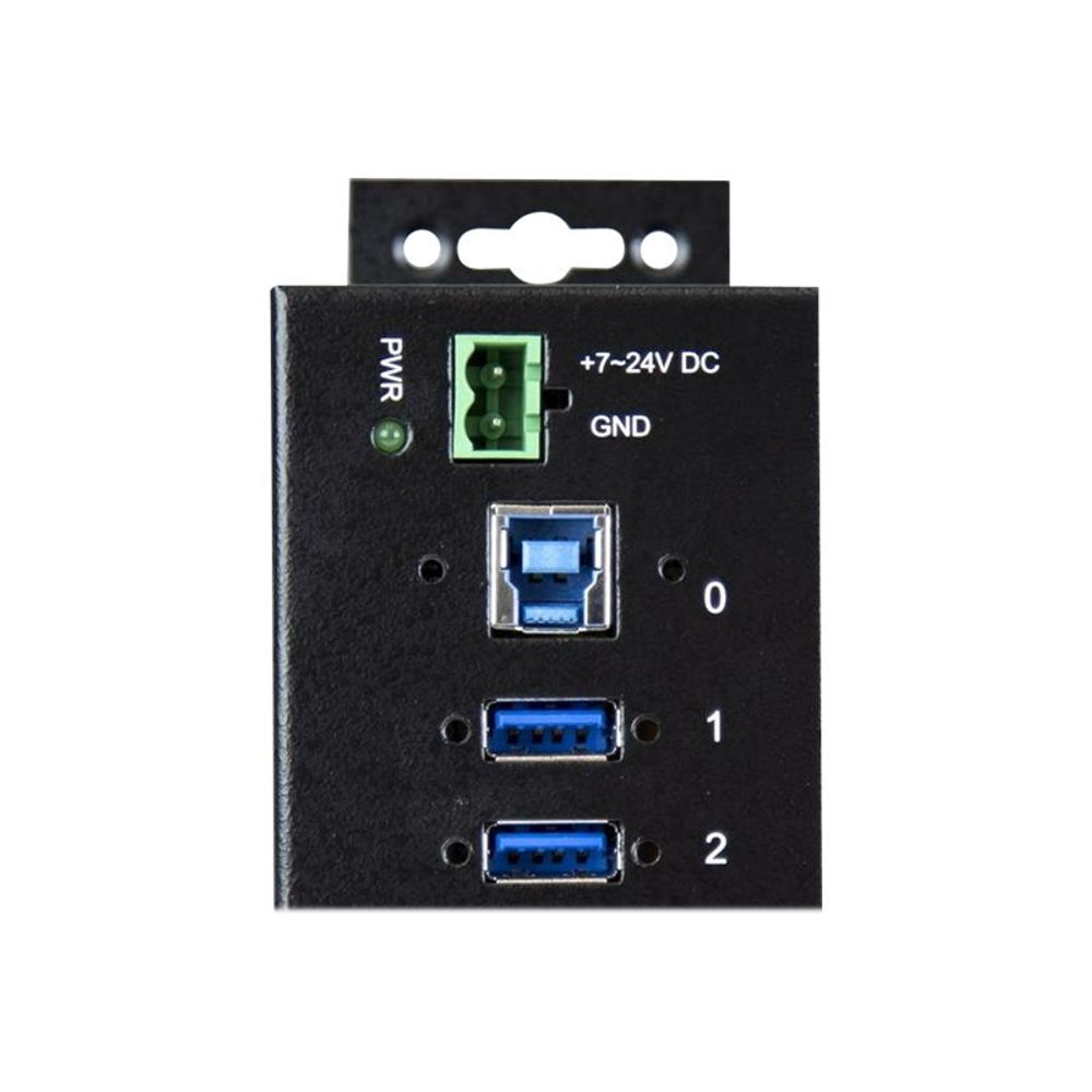 10Port USB 3.0 Hub Metal Industrial USBA Hub with ESD