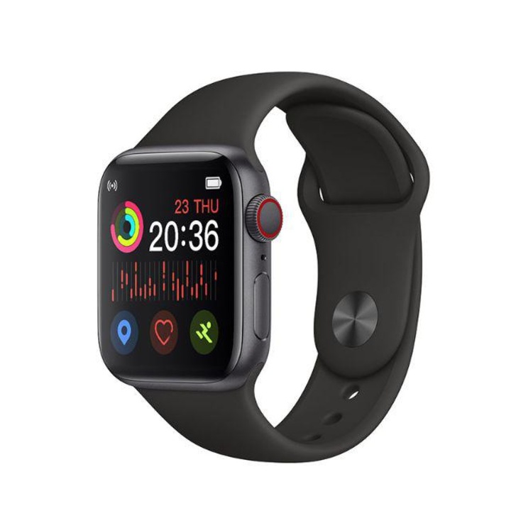 OEM X6 Smart Watch, 1,54 hüvelyk TFT-képernyő, Full Touch, Bluetooth-hívás támogatása, Multi-Sport-rögzítés, Egészségfigyelés, Intelligens emlékeztető, Kompatibilis IOS és Android rendszerrel, Fekete