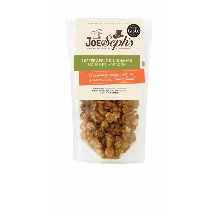 Popcorn gourmet Joe&Sephs Toffee Apple & Cinnamon 80g