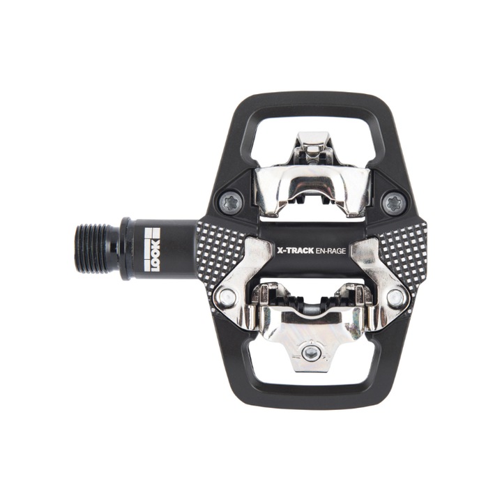 Pedale bicicleta X-Track En-Rage, Look, Aluminiu, Negru/Argintiu